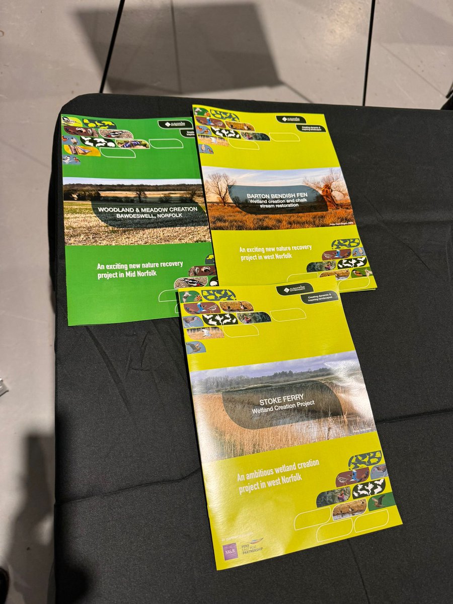 Hot off the press: Want to know more about our nature recovery projects? Grab a copy of our prospectuses. DM us for more details. #CreatingInspiringLandscapes #NorfolkLandscapes