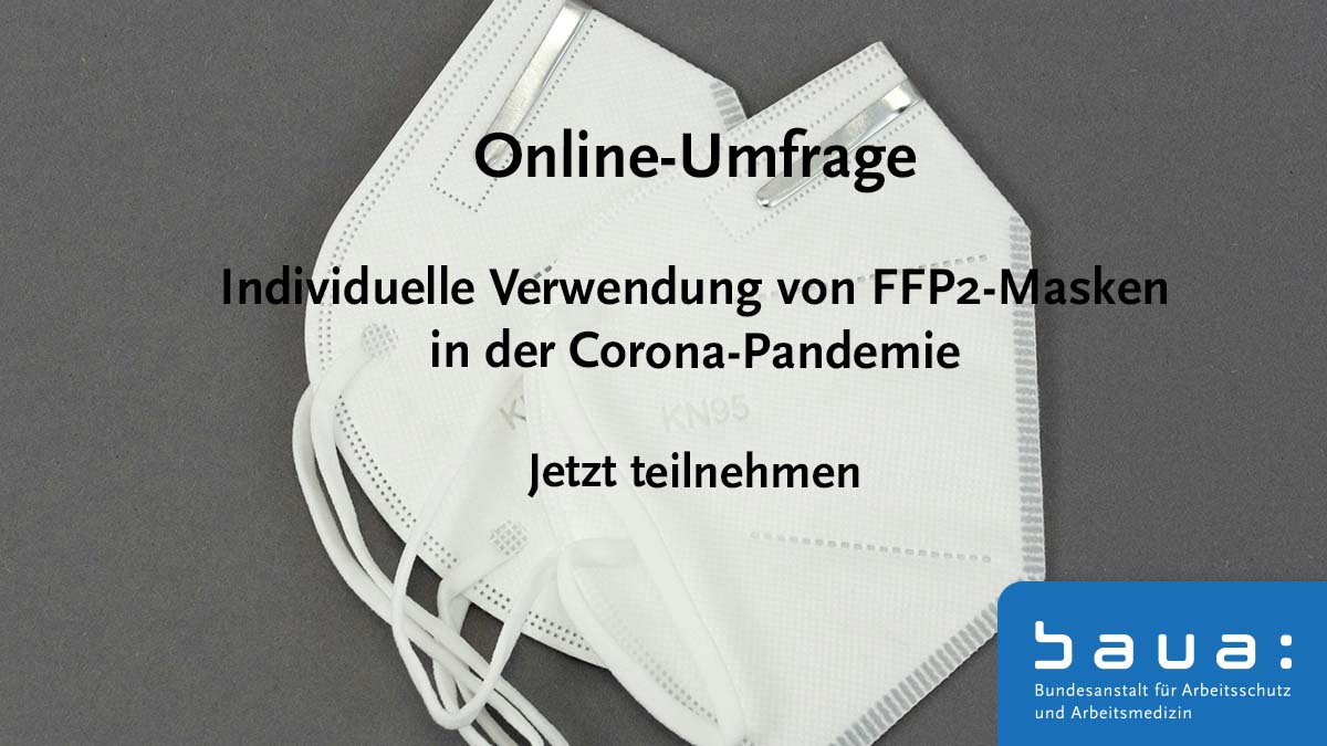 Auch nach der Corona-Pandemie werden #FFP2-Masken von Privatpersonen eingesetzt. In einem Projekt untersuchen wir die individuelle Verwendung von FFP2-Masken bei alltäglicher Anwendung. Hierfür suchen wir Personen, die an einer #Online-Umfrage teilnehmen: ec.europa.eu/eusurvey/runne….