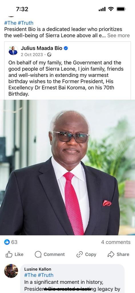 Minister of Youth Affairs - Sierra Leone tweet media