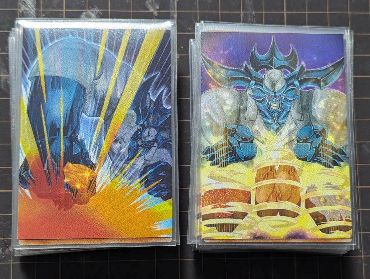 軍貫オベリスクデッキのスリーブを作りました。 #遊戯王OCG