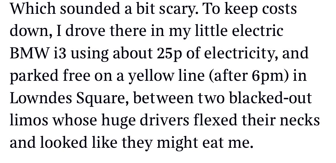 Colin Walker (@colinwalker79) on Twitter photo Amusing little update to this story
Having penned an article for <a href="/theipaper/">The i Paper</a> slamming EVs...
...Esther Walker may well still have an EV
Her husband, Giles Coren, mentioned how he drove to a restaurant in his BMW i3 last year
Would be good to have clarification on this Amusing little update to this story
Having penned an article for <a href="/theipaper/">The i Paper</a> slamming EVs...
...Esther Walker may well still have an EV
Her husband, Giles Coren, mentioned how he drove to a restaurant in his BMW i3 last year
Would be good to have clarification on this