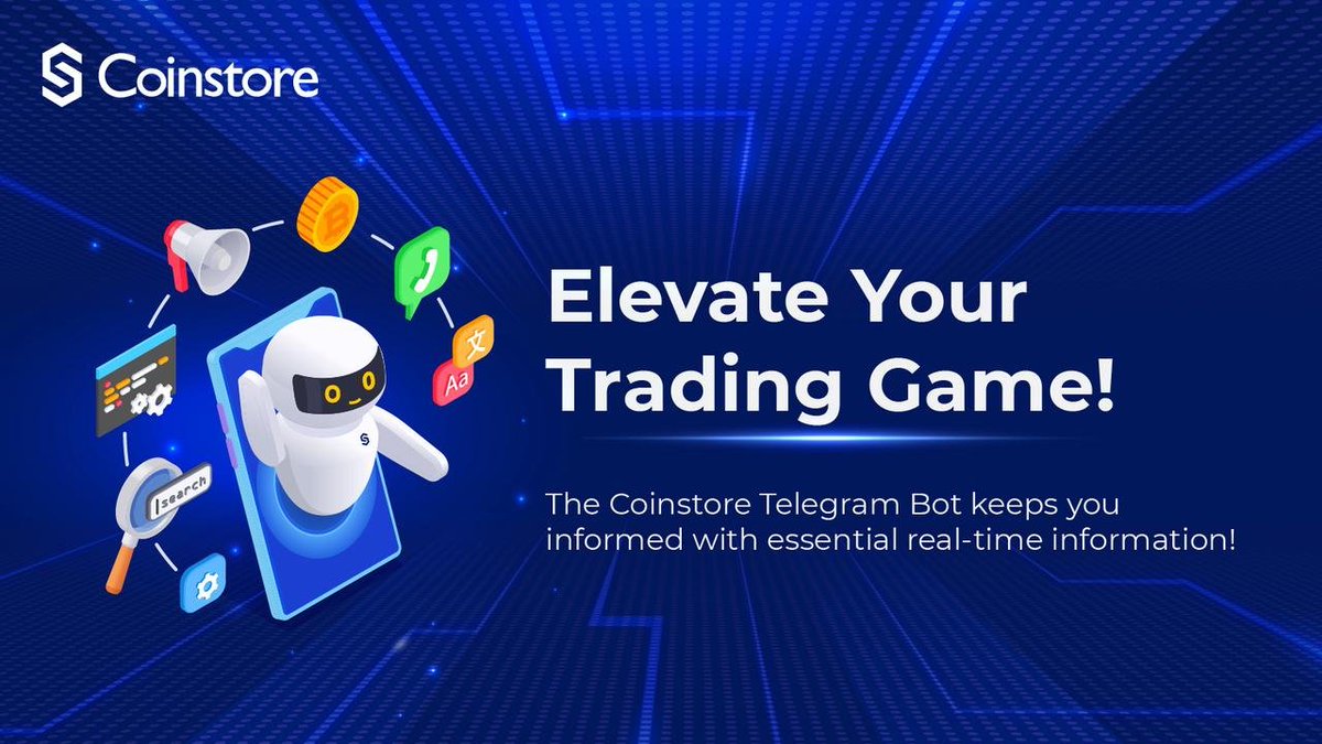 CoinstoreExc's tweet photo. 💡 Elevate your trading game with our Telegram Bot! Coinstore is here to keep you informed and in control.
Join us now! 🔗 https://t.co/L5cern1j6N
#Crypto #BotLaunch https://t.co/NMtxqW3cmN