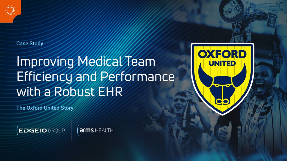 We help teams across elite sports address medical team efficiencies with centralised, secure and real-time solutions.

Oxford United told us how our ARMS Health platform helped transform their player care and performance: 
edge10group.com/blog/improving…