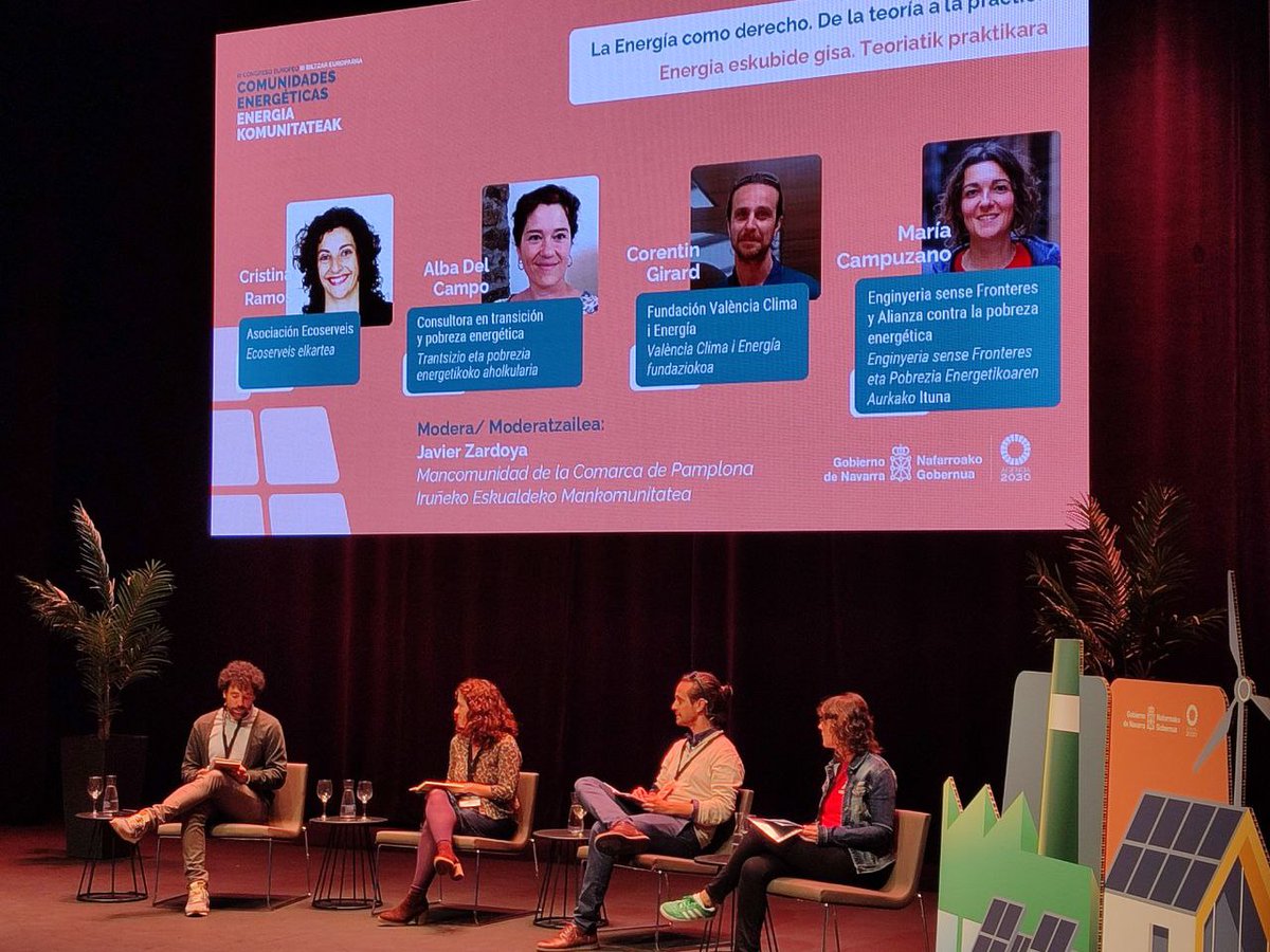 APE_Cat's tweet photo. 🔋 Ayer estuvimos participando en el III Congreso Europeo de Comunidades Energéticas, organizado por el gobierno de Navarra.

🧶 Compartimos nuestra lucha por el derecho a la energía y dimos a conocer las redes de apoyo e incidencia que estamos tejiendo a nivel estatal. https://t.co/QXAqklmpnK