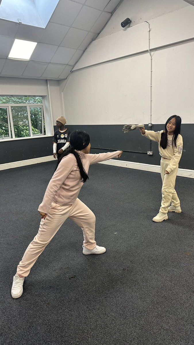 StCuthbertsRC1's tweet photo. Fencing for group 2 this morning https://t.co/nSof3BRrXg