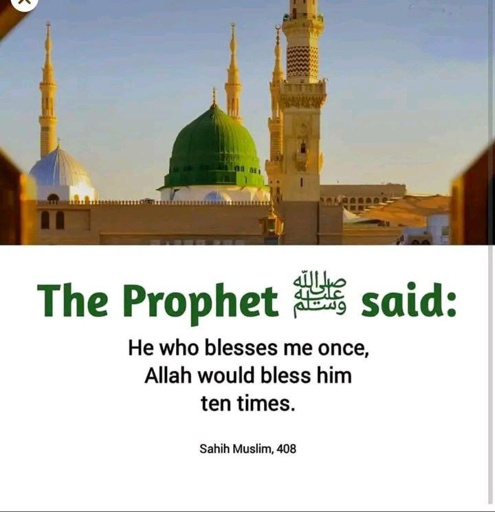 Muhammadsdq's tweet photo. Messenger of Allah saw said;
He who blesses me once......... https://t.co/UXko8zzugM