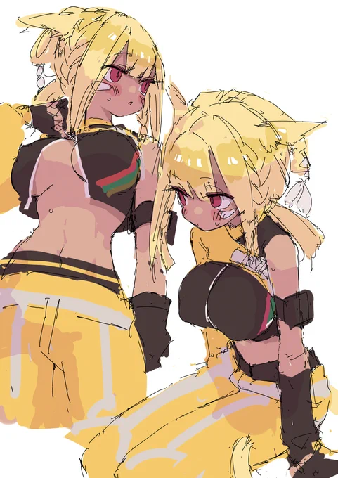 暑い日に描いてたやつが出てきた 