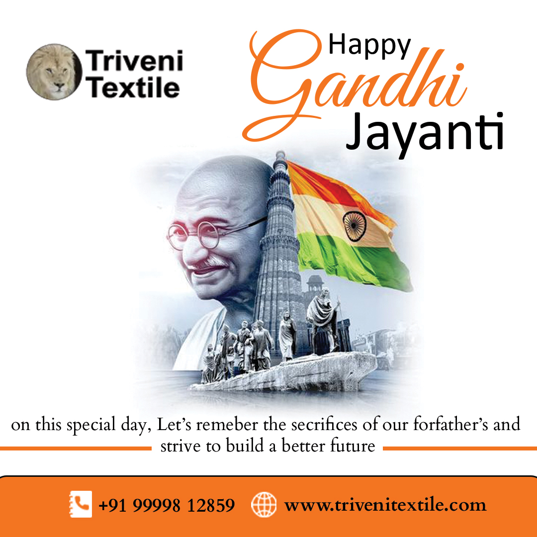 TriveniTextile's tweet photo. 🎉 Happy Gandhi Jayanti Special! 🇮🇳✨

This Gandhi Jayanti, let’s hop into a day filled with peace, unity, and positivity, just like Bapu envisioned! 🌿🕊️

Wishing everyone a peaceful and happy Gandhi Jayanti! 🌀✨

#GandhiJayantiSpecial #HappyGandhiJayanti #PeaceAndUnity # https://t.co/86DRExYMo3
