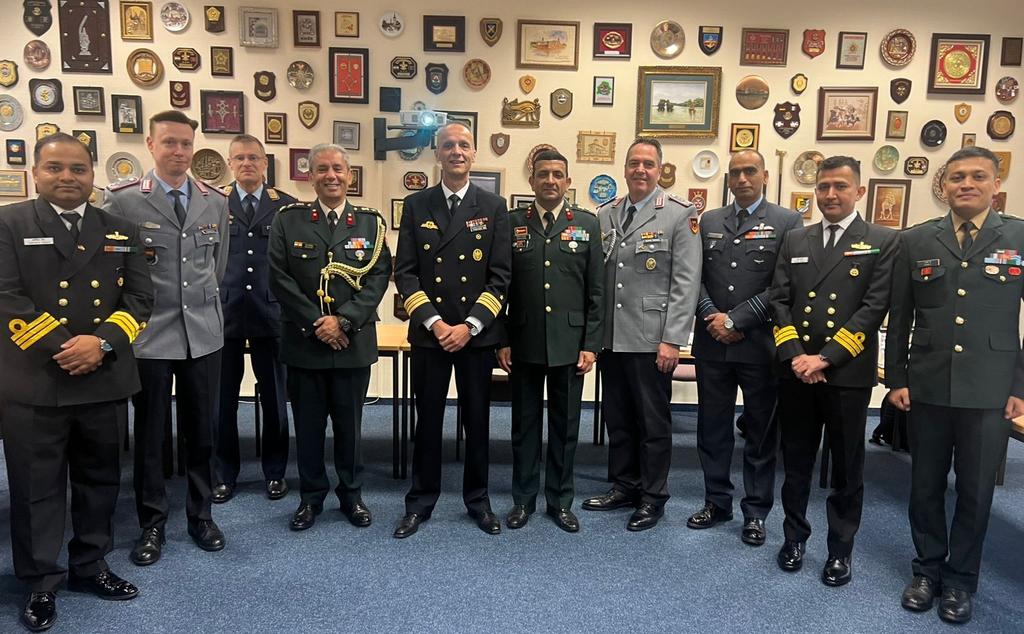 HQ_IDS_India's tweet image. The 17th India-Germany Military Cooperation Sub Group #MCSG Meeting was conducted from 01-02 Oct 2024 at Berlin. 
Discussions focused on new initiatives to further enhance the scope of bilateral #MilitaryCooperation and strengthen the ongoing defence engagements across the…