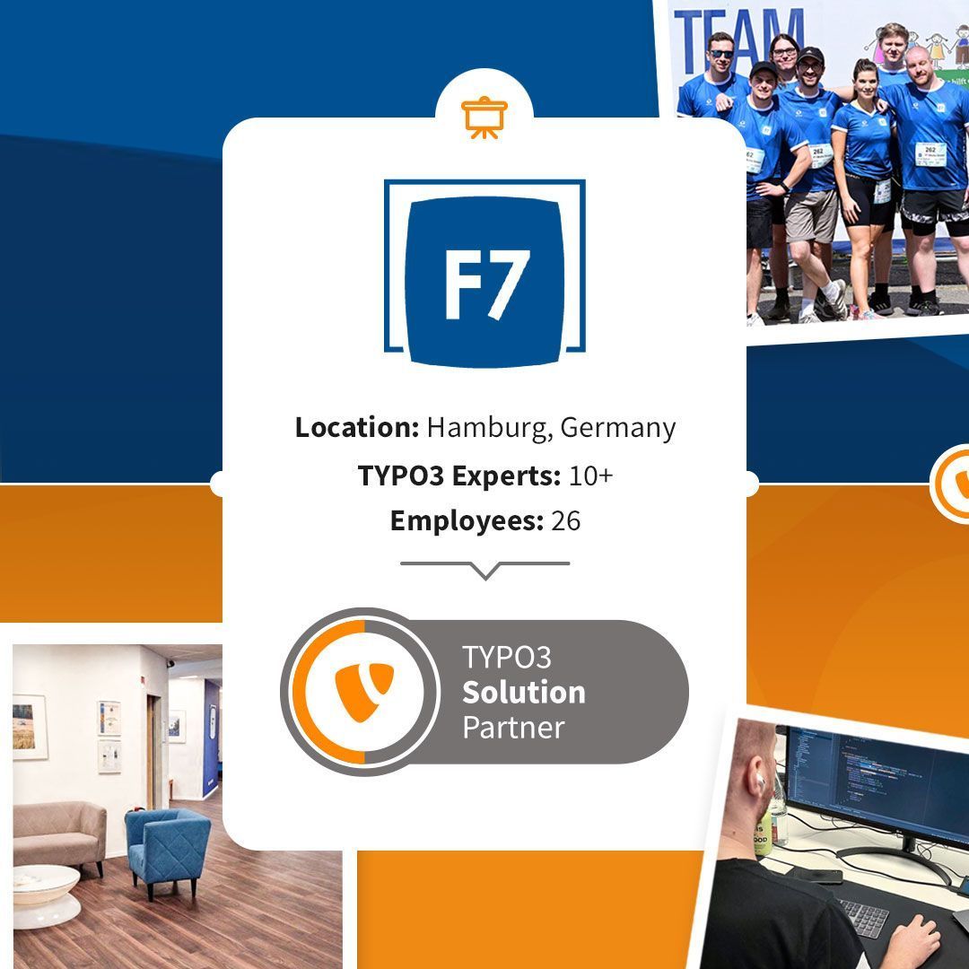 typo3's tweet photo. Welcome, F7 Media GmbH! Based in Hamburg, F7 Media is an experienced TYPO3 Solution Partner, building modern websites for national and international clients. 🚀
Learn more: https://t.co/fD8p3hrPzj
#TYPO3 #F7Media #SolutionPartner https://t.co/jnBRFAzONq