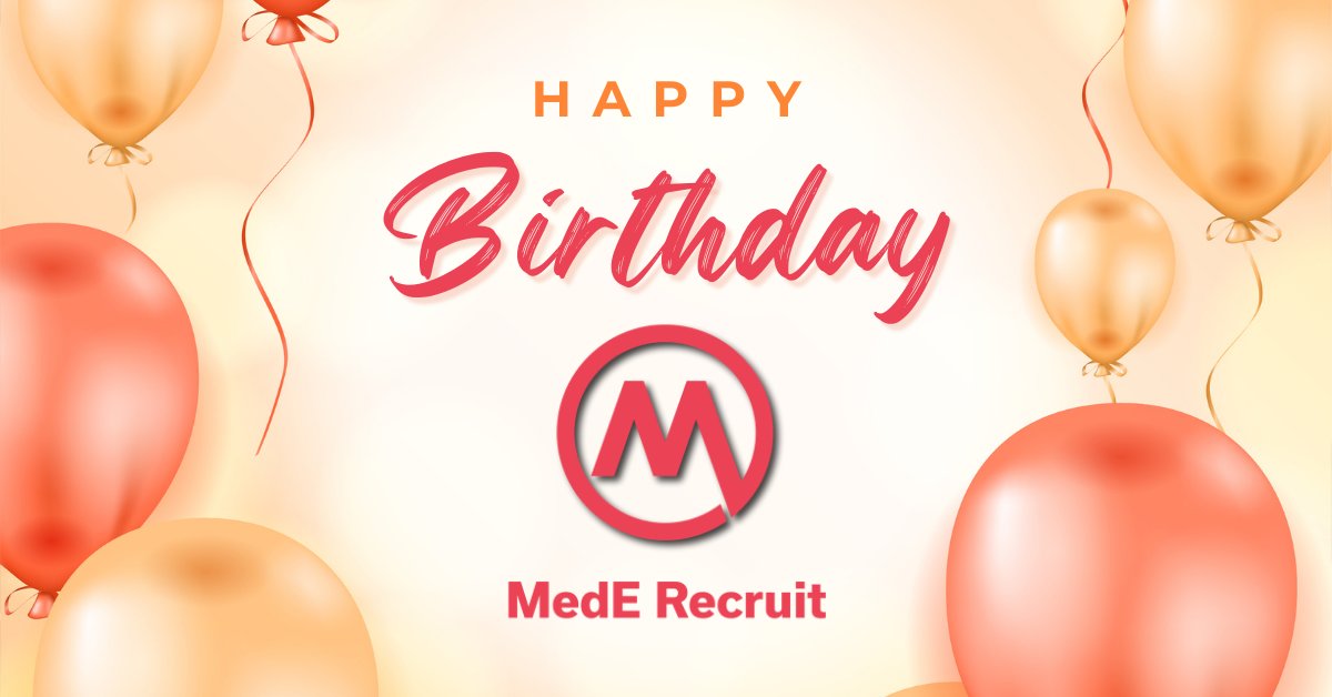 MedeRecruit's tweet photo. Wishing MedE Recruit a Happy Birthday!

As we celebrate another year of success and growth, we want to express our sincere gratitude to all our wonderful clients and candidates.

#HappyBirthdayMedERecruit https://t.co/Xj2mGjvDCu