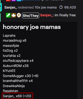 after a good while of mooching channel points from <a href="/jelloknifee/">jello</a> i'm finally free (the +20 doesn't exist you don't see it)