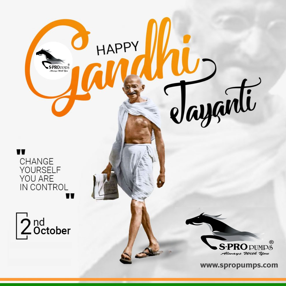 spropumpsindia's tweet photo. On this Gandhi Jayanti, let’s follow the path of peace and harmony for a better tomorrow.
#GandhiJayanti #Gandhi #MahatmaGandhi #spropumps #submersiblepump #india #kerala https://t.co/vIl1do115H