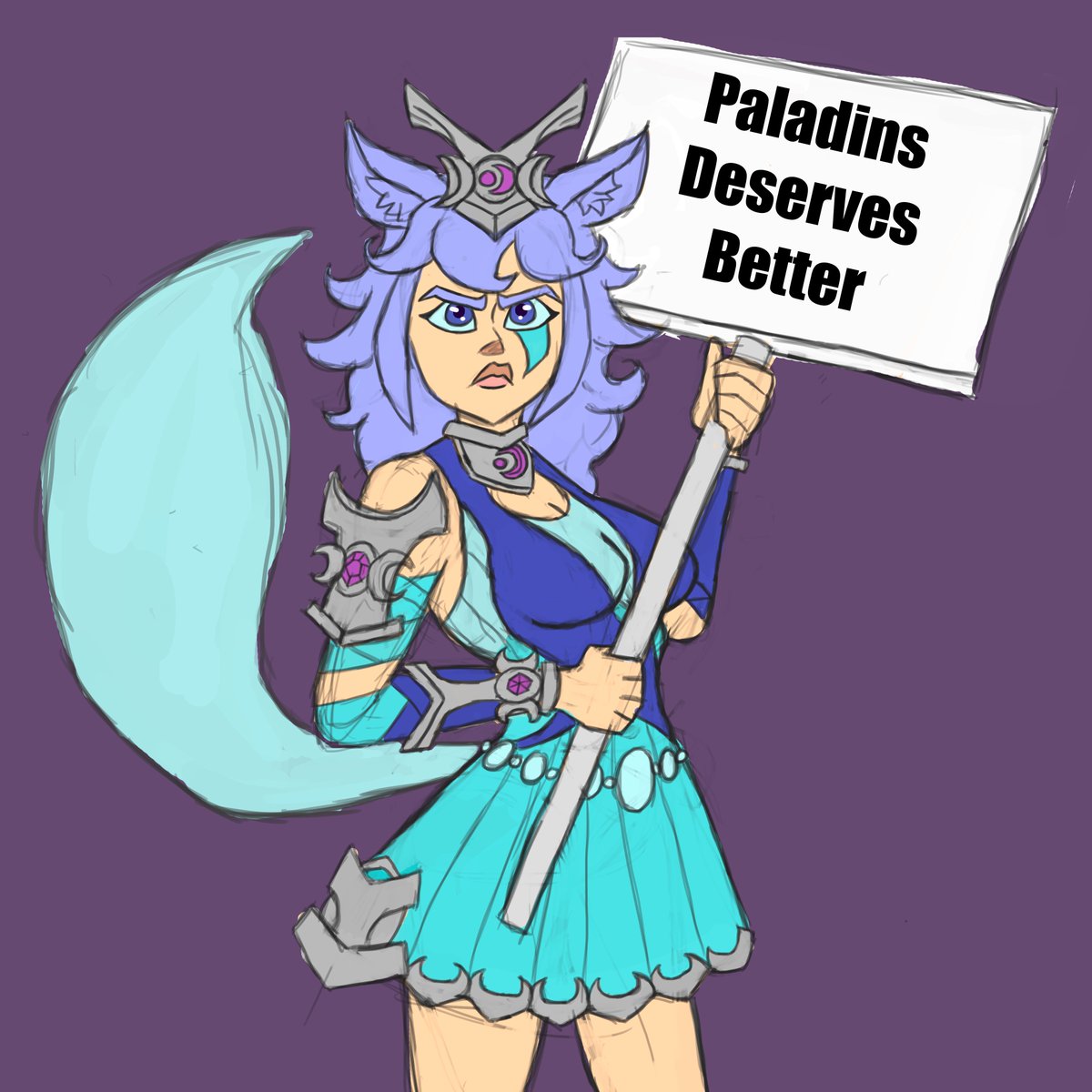 Leox_2112's tweet photo. #PaladinsDeservesBetter

We CARE about this game even if @schisam does NOT.

This game has solid character design, fun game mechanics, diversity of playstyles, a dedicated community and a dev team that always tried even when given minimal resources. 🔷 https://t.co/pblBQRq3t6