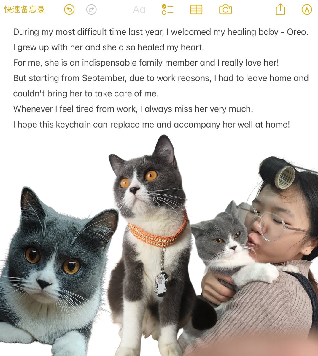 Yingnon_33's tweet photo. This time I was very happy to make a special gift for my kitten Oreo with a keychain. 🥺
@DrchoicePet
@bb0un @Prem_space
#WhereIsSecretCEO
#DCxGiantPiccolo
#drchoice #drchoicepet
#thisispiccolo #thegiant1 #BounPrem #bb0un #prem_space https://t.co/PkiaXUlZ4H