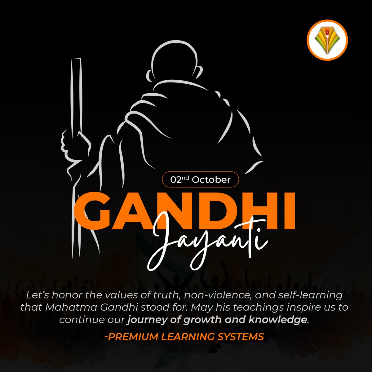 LearningPremium's tweet image. Happy Gandhi Jayanti

Let’s honor the values of truth, non-violence, and self-learning that Mahatma Gandhi stood for. May his teachings inspire us to continue our journey of growth and knowledge.