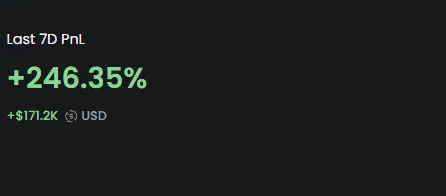 Buenos días

Retomo el blog con las mejores wallets de los mejores traders

Este trader ha hecho 171.000 en una semana y recibe de una wallet con 500k  

Enlace en los comentarios