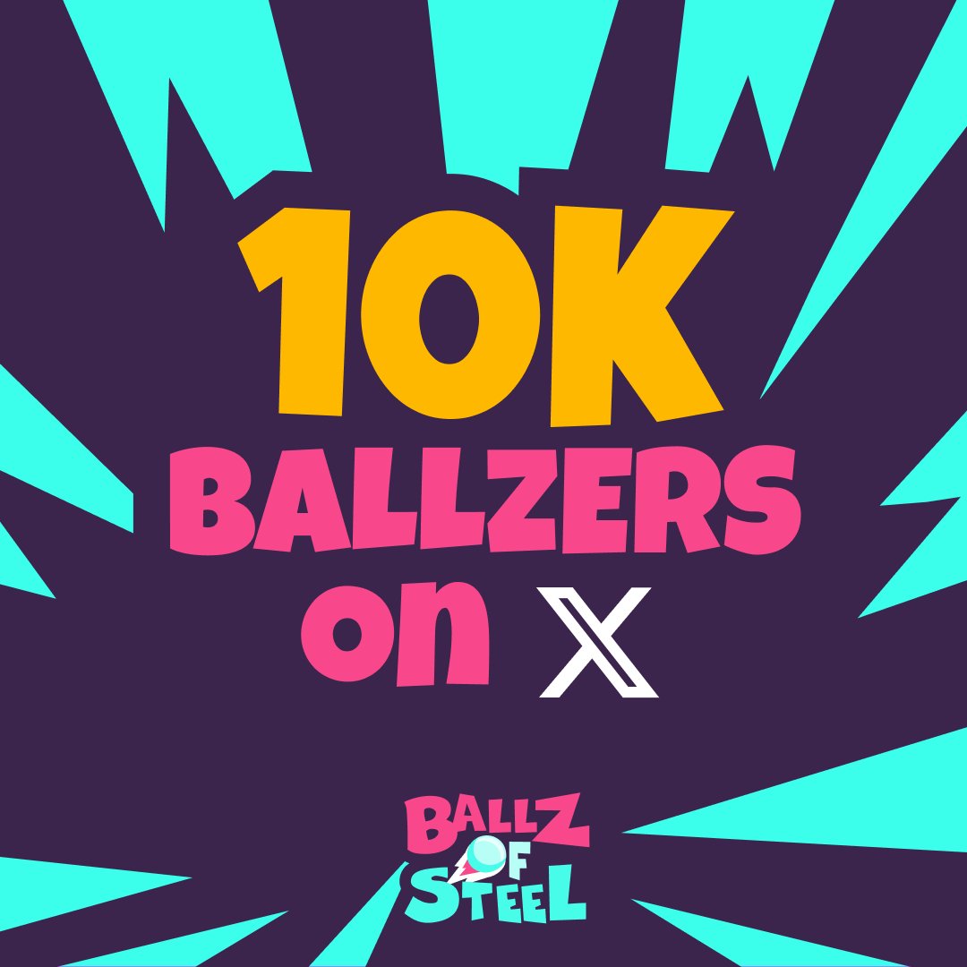 🎉10K followers! 🎉

#BALLZERS celebrate all kinds of victories! ☄️✨

If you're seeing this, you're very early.

Follow, retweet, like… LFG!! 🚀

Rewards await!