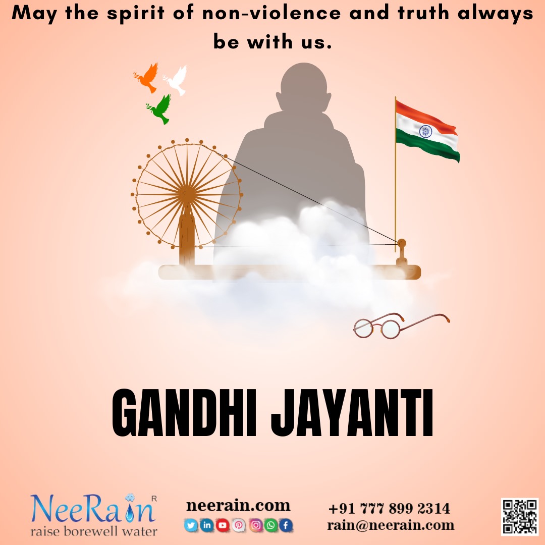 NeeRainKarnata's tweet photo. Happy gandhi jayanti https://t.co/dbBczDSlXu