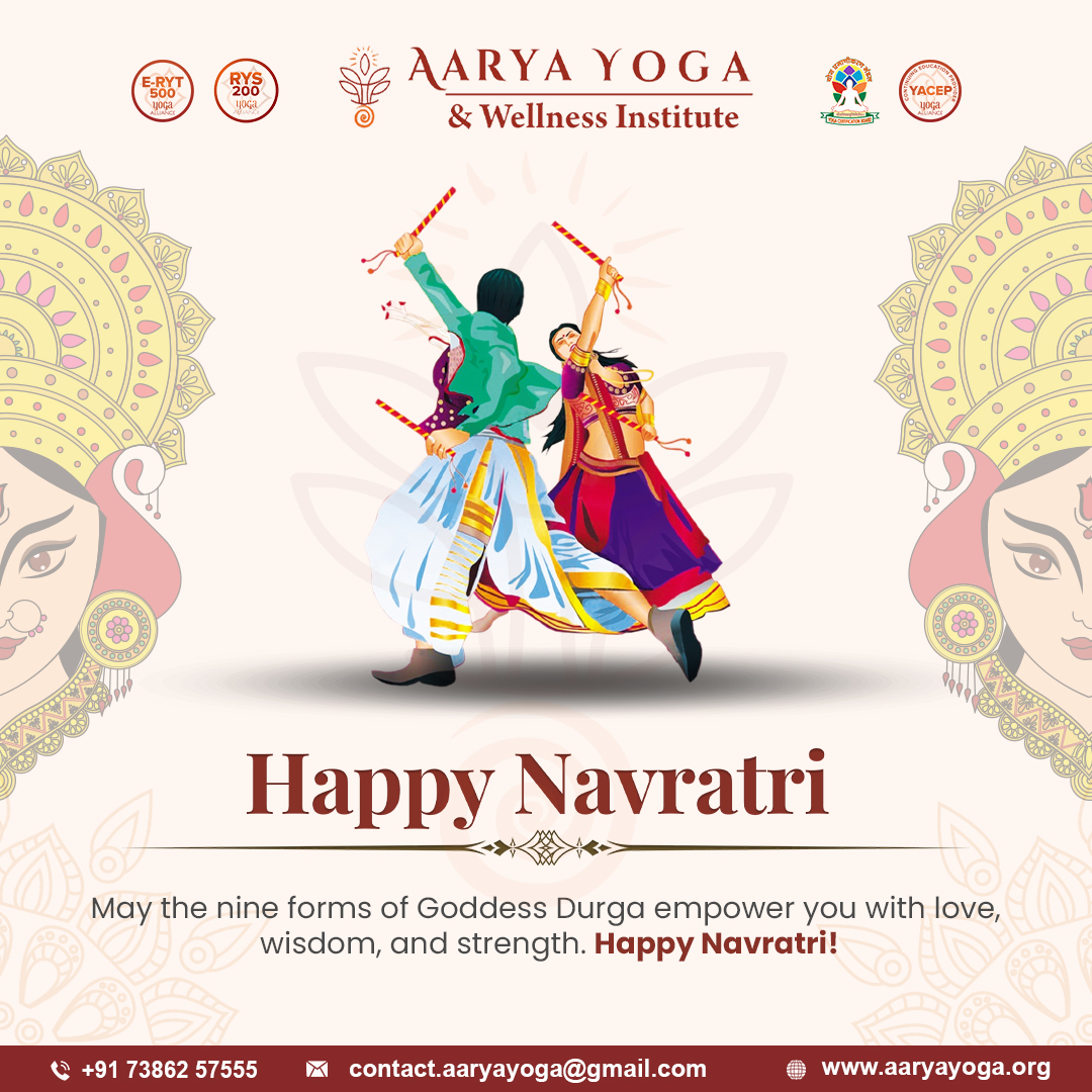theaaryayoga's tweet photo. May the nine forms of Goddess Durga empower you with love, wisdom, and strength. Happy Navratri!🙏

#theaaryayoga #HappyNavratri #navratri2024 #GoddessDurga #navratricelebration #durgamaa #festivevibes #navratrispecial #shakti #deviblessings #NavratriJoy #NavratriFestivities https://t.co/MJfdcSr7Tx