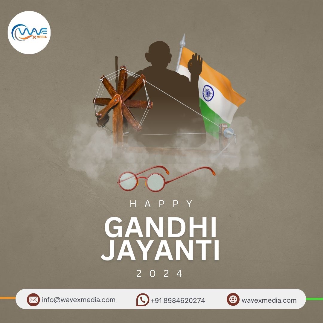 wavex_media's tweet photo. Happy Gandhi Jayanti from the family of WavexMedia Enterprise. 

#happygandhijayanti #gandhijayanti2024 #gandhi155 #dayofnonviolence #peaceandlove #respectforgandhiji #managementcompanyindia #advertisingagency #consultingagencybbsr #wavexmedia https://t.co/d5feD4Jb3F