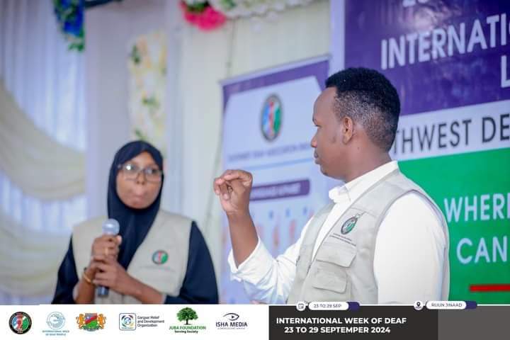 BIDOADEAF's tweet photo. International week of the Deaf 23 to 29 September 2024 &amp;International Day of sign language 2024
#Baidoa #somalia
@Abdullahiwatiin 
@JabulaniSpeaks 
@UNADeaf 
@IrishDeafSoc 
@royaldeaf @deafheavenband https://t.co/k6eS2PvwBK