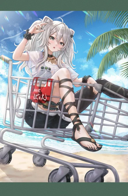 Tシャツ水着。#突然TLにかわいいししろんを流す 