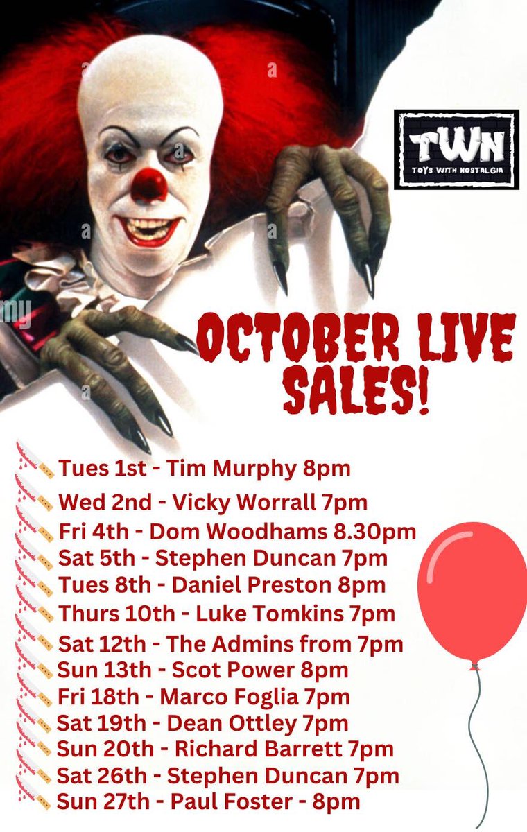 NWNTOYS's tweet photo. Epic month of live sales in October on the Facebook group ! 🎃 👻 https://t.co/UpRX2MArtA