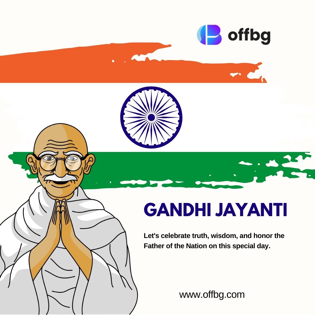As we remember the Mahatma's journey of simplicity and perseverance, let's remove the clutter of negativity and focus on progress and unity. Happy Gandhi Jayanti! 🌿✌️
#GandhiJayanti #UnityInDiversity #OffBG #PeaceAndProgress #backgroundremovals #BGremove #offbgapp