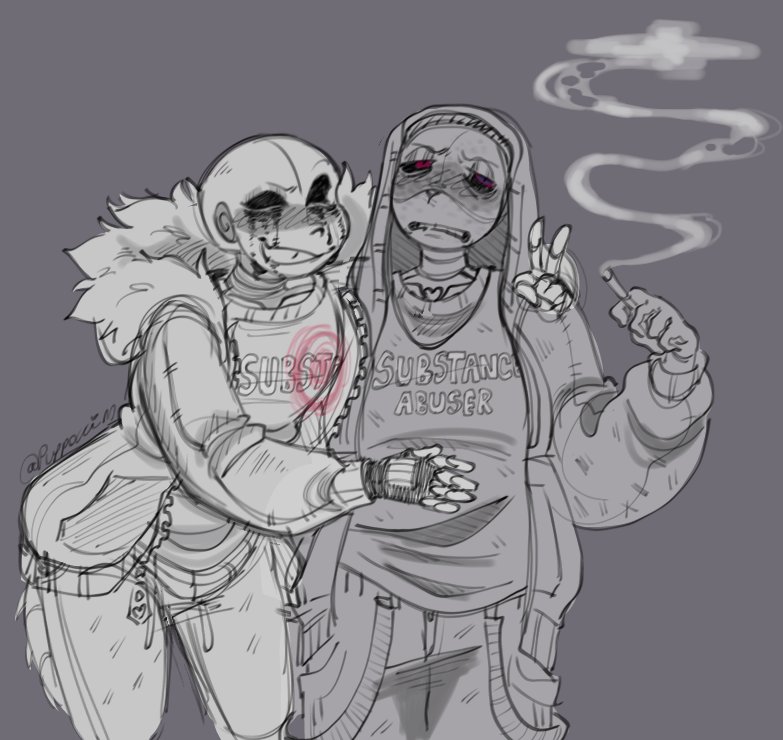 PUPP0CCINO's tweet image. Saw these shirts on tl and immediately thought of Killerbunnies so...toxic yaoi 
(This is a joek plea don't kill me) 
#Kist #Killerdust #Killersans #Dustsans #undertale #utmv