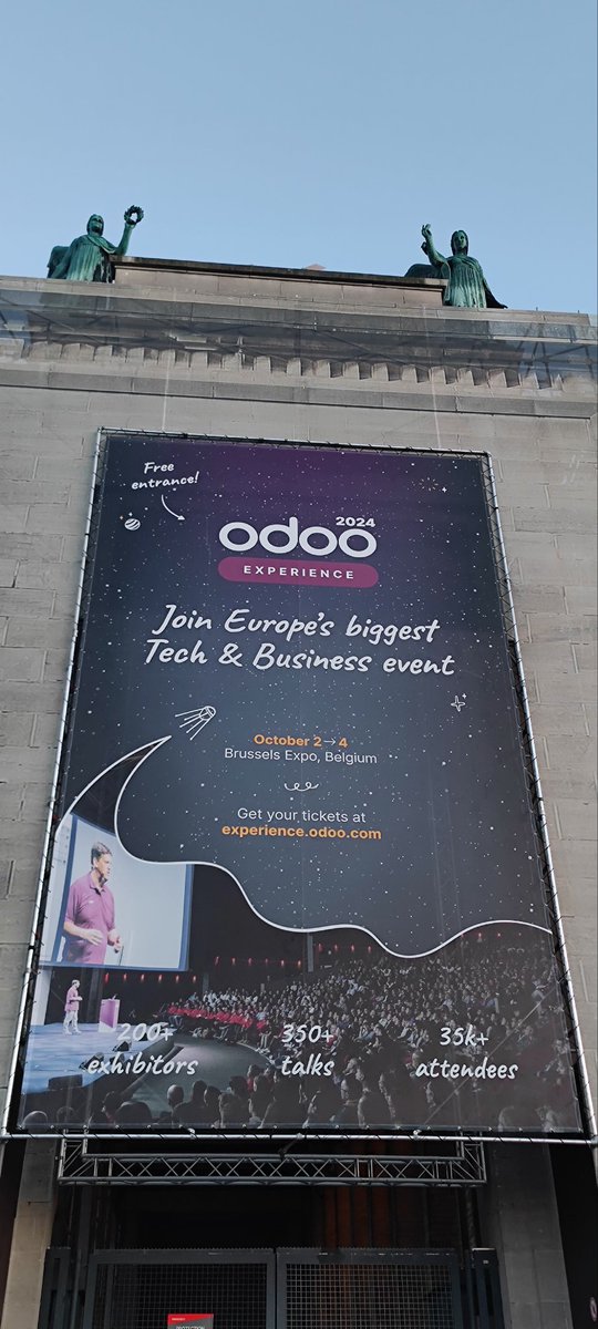 boyanpro's tweet image. 🌞 Good Morning from Brussels! 🌞

Day 1 of Odoo Experience 2024! 🎉 Ready for a day full of innovation, networking, and learning alongside fellow Odoo enthusiasts.🤝

Here’s to a great day ahead at #OdooExperience2024!

#Brussels #Odoo #Networking  #DigitalTransformation #ERP