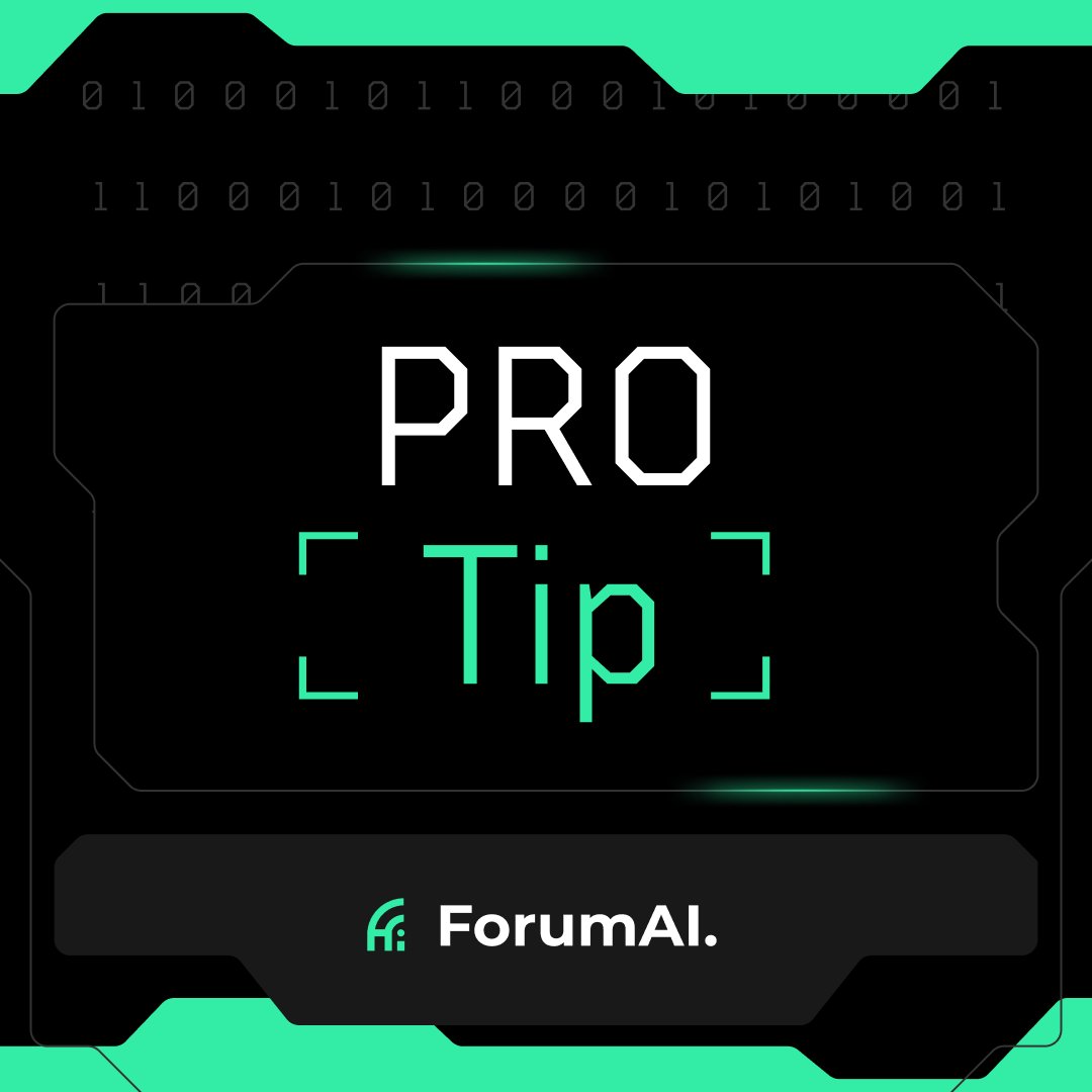 Pro Tip: Want a fresh start? Use /clear to reset your convo and start with a clean slate. ForumChat is ready for round two! 🔄💬

👉 Chat on Telegram now: t.me/ForumGPTBot