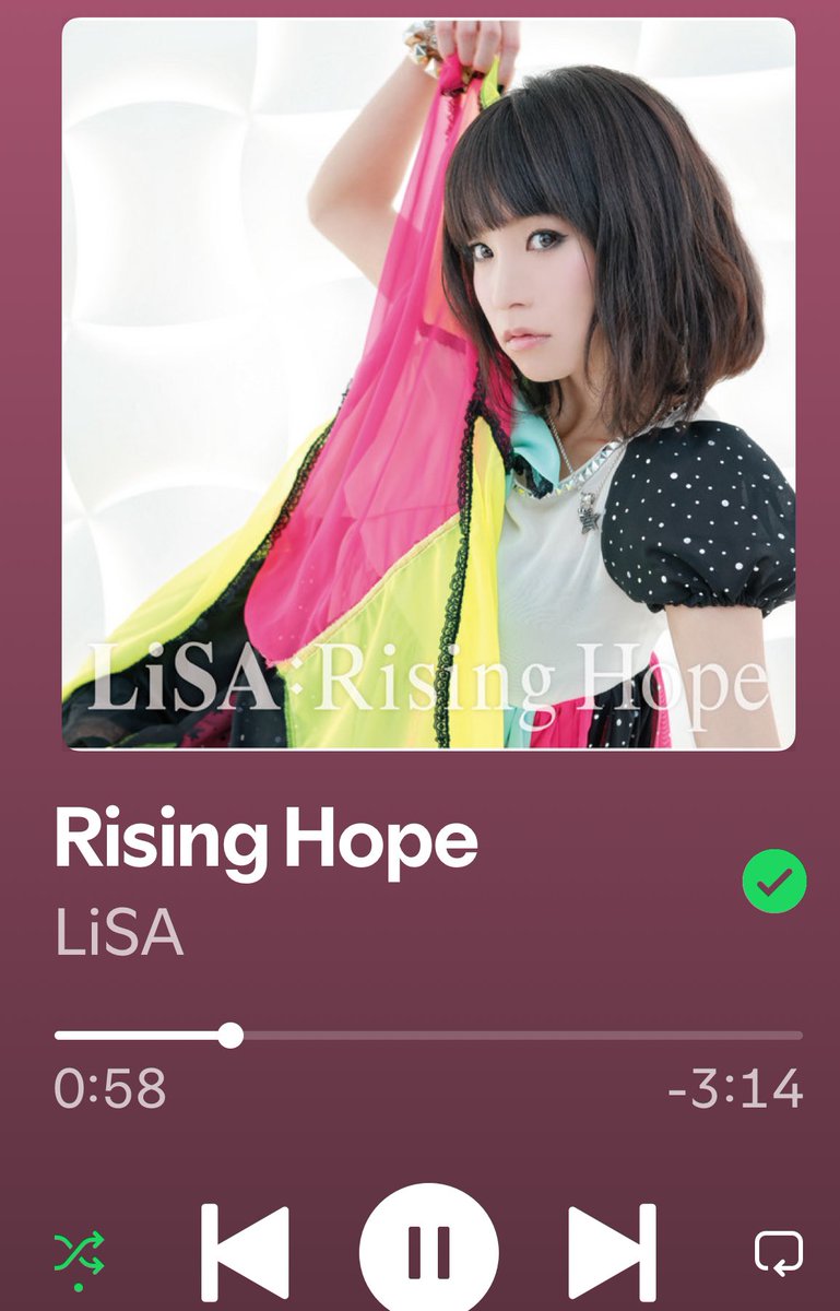 SHiROPPU1229624's tweet photo. 午後もこの最高✨な曲を聴いて頑張ろ！
この二曲めっちゃいい👍👍
#RisingHopu 
#ShoutedSerenade 
#LiSA 
#LiSAカクテルパーティー 🥂SWEET🧡
SOUR🩵横浜アリーナすごく良い２日間🎵余韻はまだまだ続く
そして👑QUEEN待ち https://t.co/M9W5e0KzBf