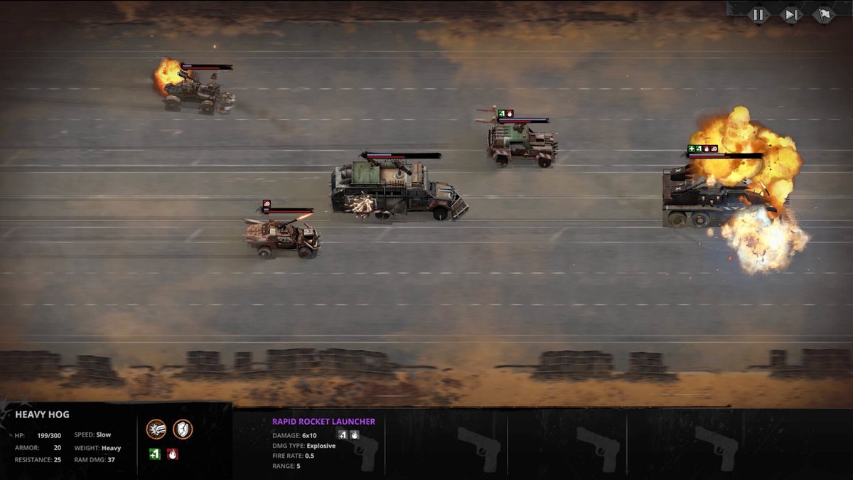turnbasedlovers's tweet photo. Good morning, #MadMax fans !! 😎 This charming tactical survival game might be right up your alley: it features car combat, a world full of trading opportunities, quests to complete, and the chance to upgrade your armored jalopy. 🤪

#indiegame #rpg #DustRaiders #indiedev https://t.co/rYVMuqbOfp