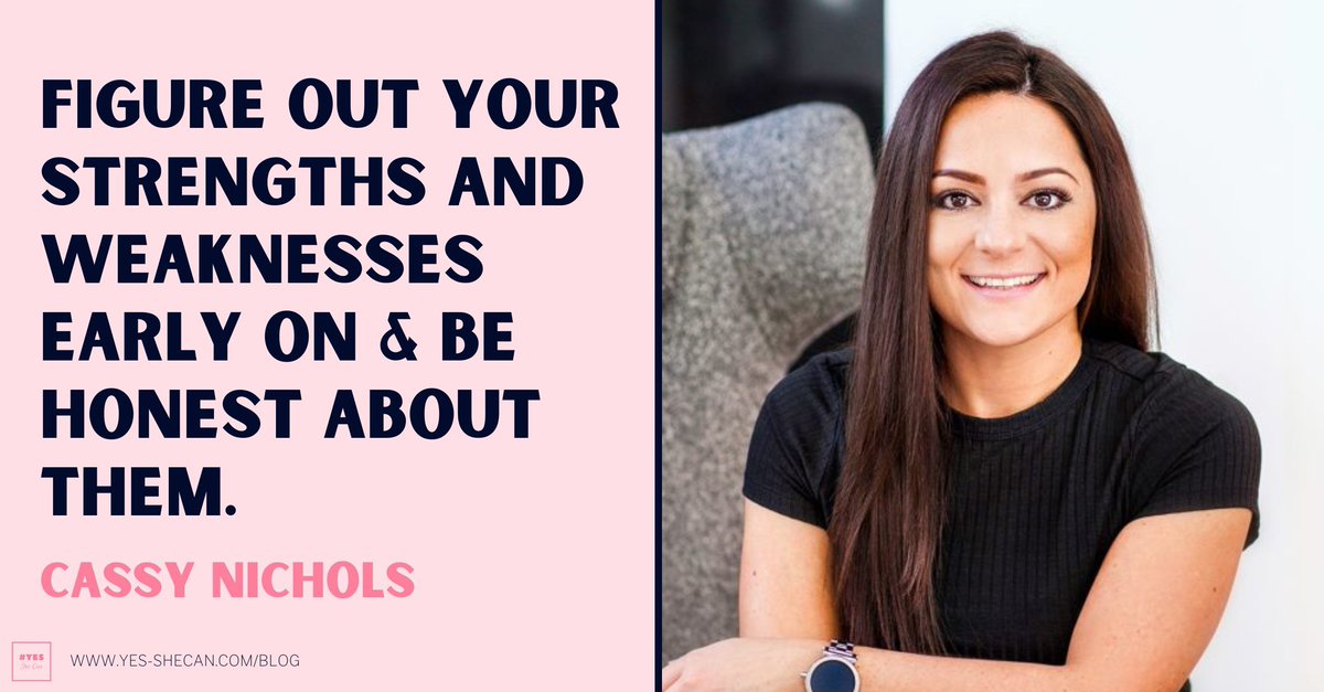 "You don’t need to be the smartest person in the room"

Cassy Nichols is a driven individual who has worked her way up to Head of Marketing at 31!

Read her blog to see what advice she has for women starting out and how to get to the top - buff.ly/3ZtOG4F

#YesSheCan
