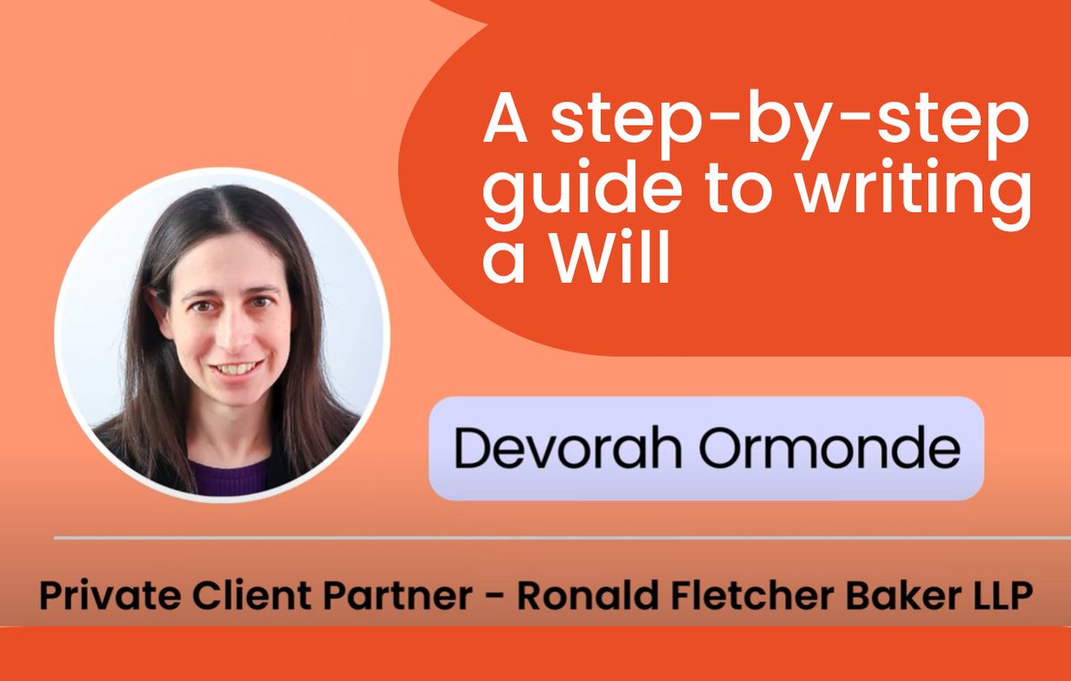 A huge thanks to Devorah Ormonde, a private partner from Ronald Fletcher Baker LLP, for recently visiting our Life Without Limits Centre and providing us with valuable  #WillWriting tips we're eager to share with you.

👉ow.ly/ROFj50Tx5ps

#RonaldFletcherBakerLLP
