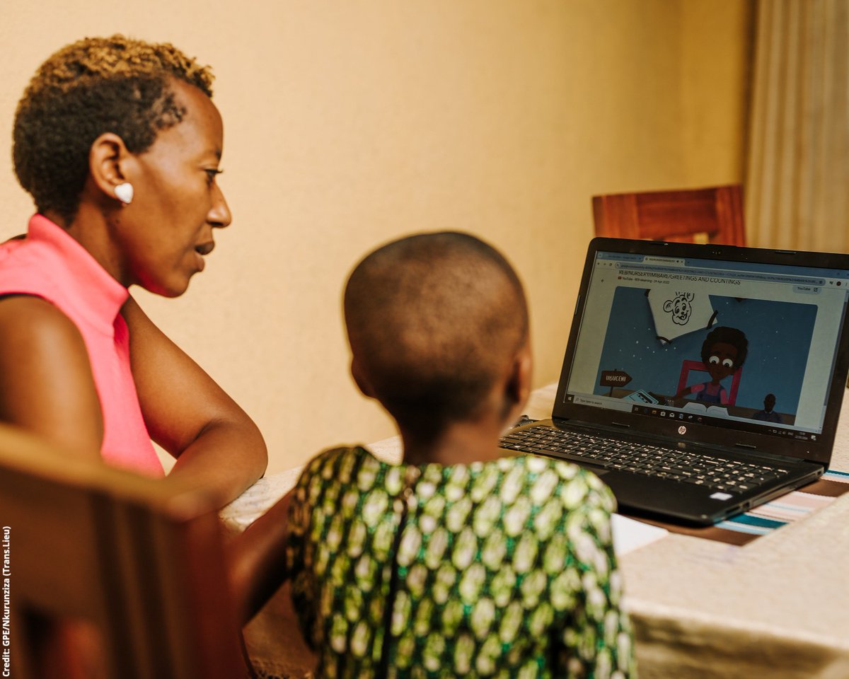 GPforEducation's tweet photo. "Learning through videos helps me study in a fun way and I gain a lot of knowledge."

Grade 3 student Alicia from Rwanda loves her edutainment videos.

Supported by GPE and @WorldBank, @Rwanda_Edu is producing 200 educational entertainment videos to improve foundational learning. https://t.co/zWgWk1bLOD