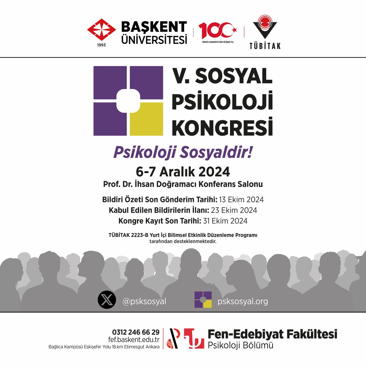 Bildiri özeti son gönderim tarihi: 13 Ekim 2024
Kongre kayıt son tarihi: 31 Ekim 2024
#SPKV