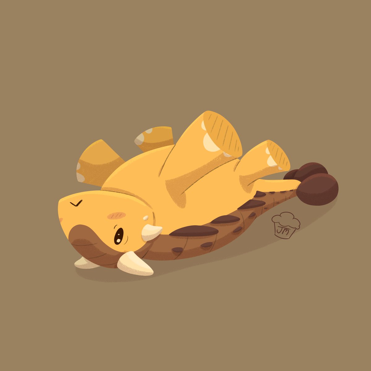 Had an itch to draw a dino