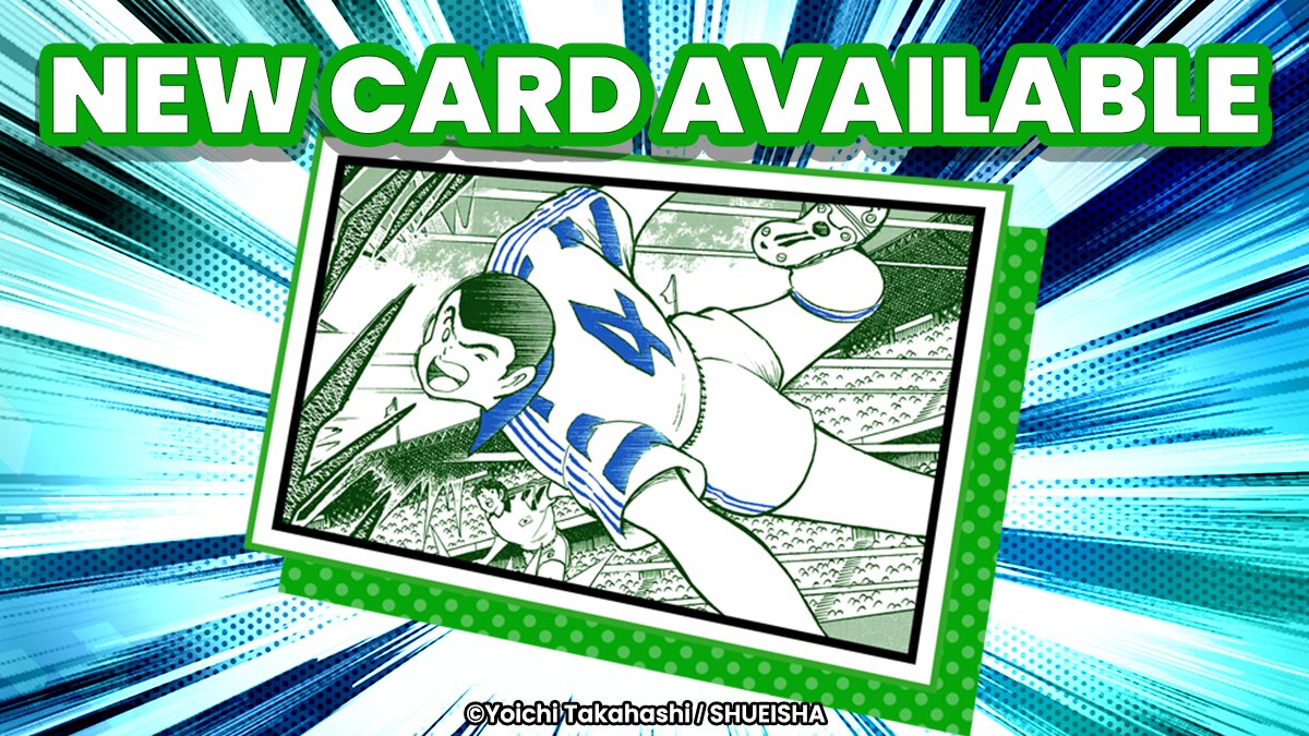 💥New Card Available Now!!💥

Ishizaki, Tsubasa's best friend known for his spirited plays, is here⚽️

Get the Special "Face Block" card and strengthen your team now!💪
Enjoy the world of Japan's legendary IP × TG Mini App!