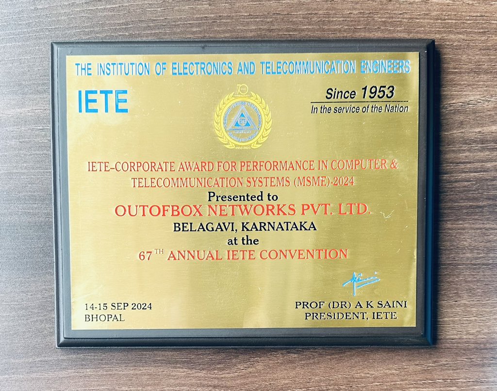 faastnetworks's tweet photo. Incredibly proud of FAAST, born from the need to solve Belagavi’s connectivity issues, now reaching surrounding towns and villages! Grateful to the people of Belagavi and IETE for recognizing our efforts with this prestigious award! @tweetajit https://t.co/UmzhDS7IEZ
