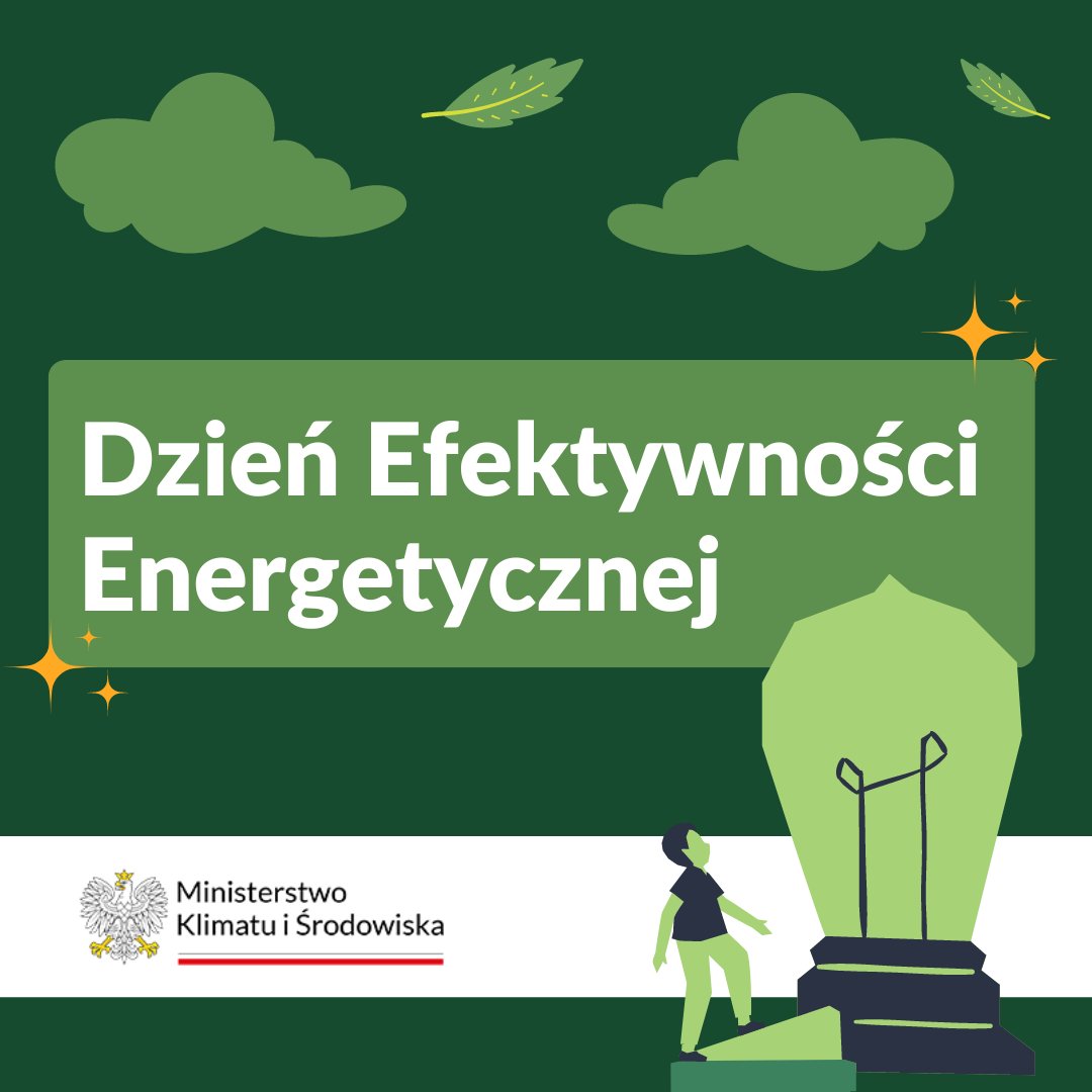 MKiS_GOV_PL's tweet photo. Poprawa efektywności energetycznej to działanie, które przynosi korzyści nam wszystkim i gospodarce. To nie tylko zmniejszenie zużycia energii, ale także maksymalne wykorzystanie jej potencjału, co prowadzi do: 
💚obniżenia kosztów, a więc i rachunków, 
💚wzmocnienia konkurencyjności, 
💚redukcji negatywnego wpływu na środowisko.
Efektywność energetyczna jest jednym z najszybszych i najbardziej opłacalnych sposobów na ograniczenie emisji CO2 oraz zwiększenie bezpieczeństwa energetycznego Polski.
2 października to #DzieńEfektywnościEnergetycznej