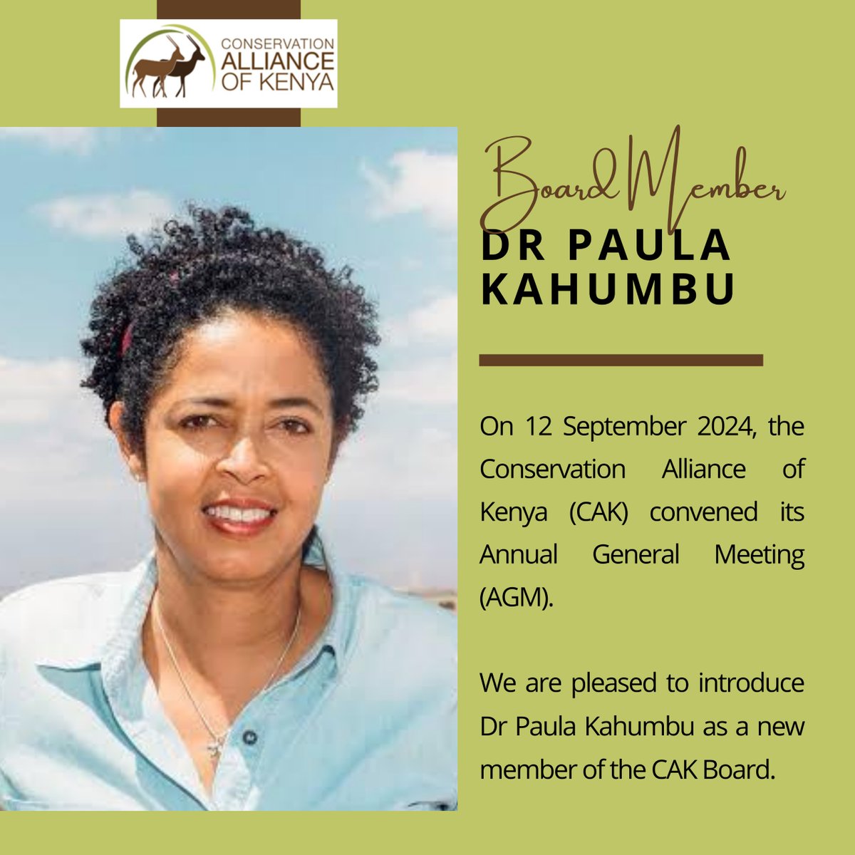ConservationAllianceKenya (@conservationken) on Twitter photo Dr Paula Kahumbu is a biologist and CEO of WildlifeDirect with a passion for storytelling and wildlife advocates who share her passion for fighting wildlife crime. <a href="/ConservationKen/">ConservationAllianceKenya</a> Dr Paula Kahumbu is a biologist and CEO of WildlifeDirect with a passion for storytelling and wildlife advocates who share her passion for fighting wildlife crime. <a href="/ConservationKen/">ConservationAllianceKenya</a>