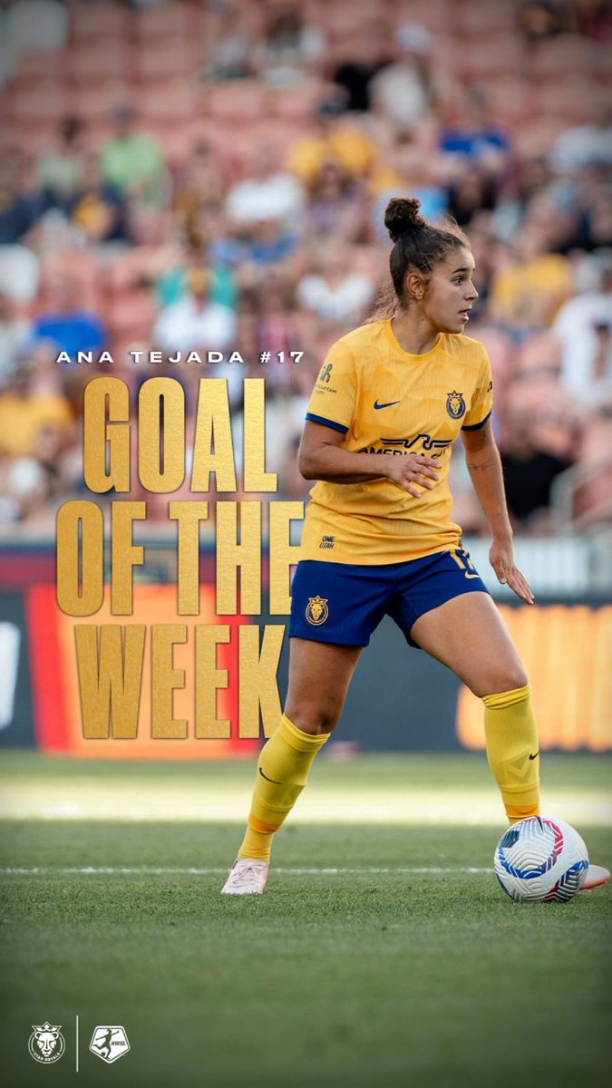 SheKicksFA's tweet photo. Ana Tejada's long-range strike has been awarded the Week 21 Goal of the Week in the National Women's Soccer League.

#AnaTejada #GoalOfTheWeek #NWSL #WomensSoccer #SoccerStars #GoalScorer https://t.co/unUDC2eSU4