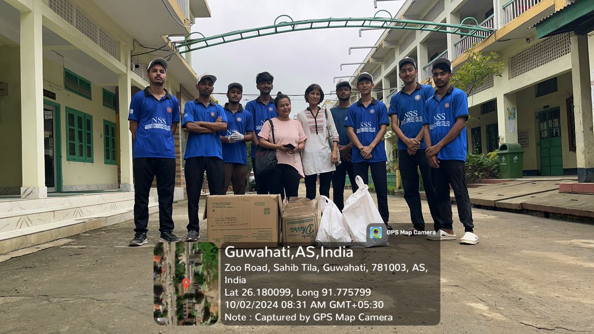 NSS_GCC's tweet photo. Celebrating #GandhiJayanti GCC NSSUnit joins #SwachhataHiSeva cleanliness drive. Let's keep our surroundings clean &amp; spirits high! #CleanIndia #GandhiJayanti #NSS #SwachhBharat #MYBharat #SHS2024 #SBD2024 #MYBharatSBD @YASMinistry @mybharatgov @gccnss2 @nss_rdguwahati @_NSSIndia https://t.co/qwJXdcLslc