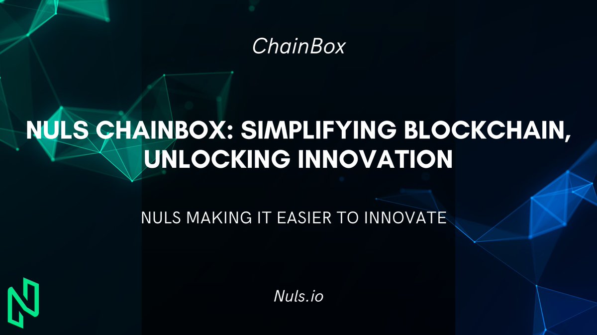 being_maximus's tweet photo. Looking to dive into #blockchain innovation? 🚀 Check out this article on NULS #ChainBox: Simplifying Blockchain, Unlocking Innovation! Get the inside scoop on how this powerful tool is making blockchain easier than ever. @Nuls

Read more here:  https://t.co/NFgilA4x6A
#NULS https://t.co/Nxq1nP6rEZ