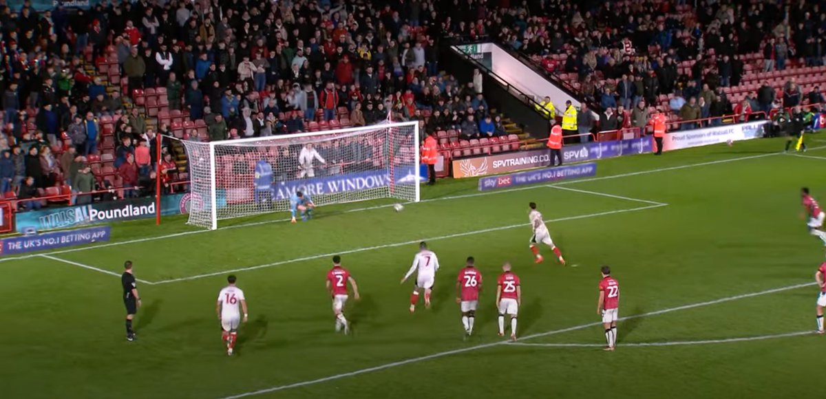 Fleetwood's Ronan Coughlan managed to hit the 🤫🤫🤫 before his penalty had even crossed the line. #FTFC