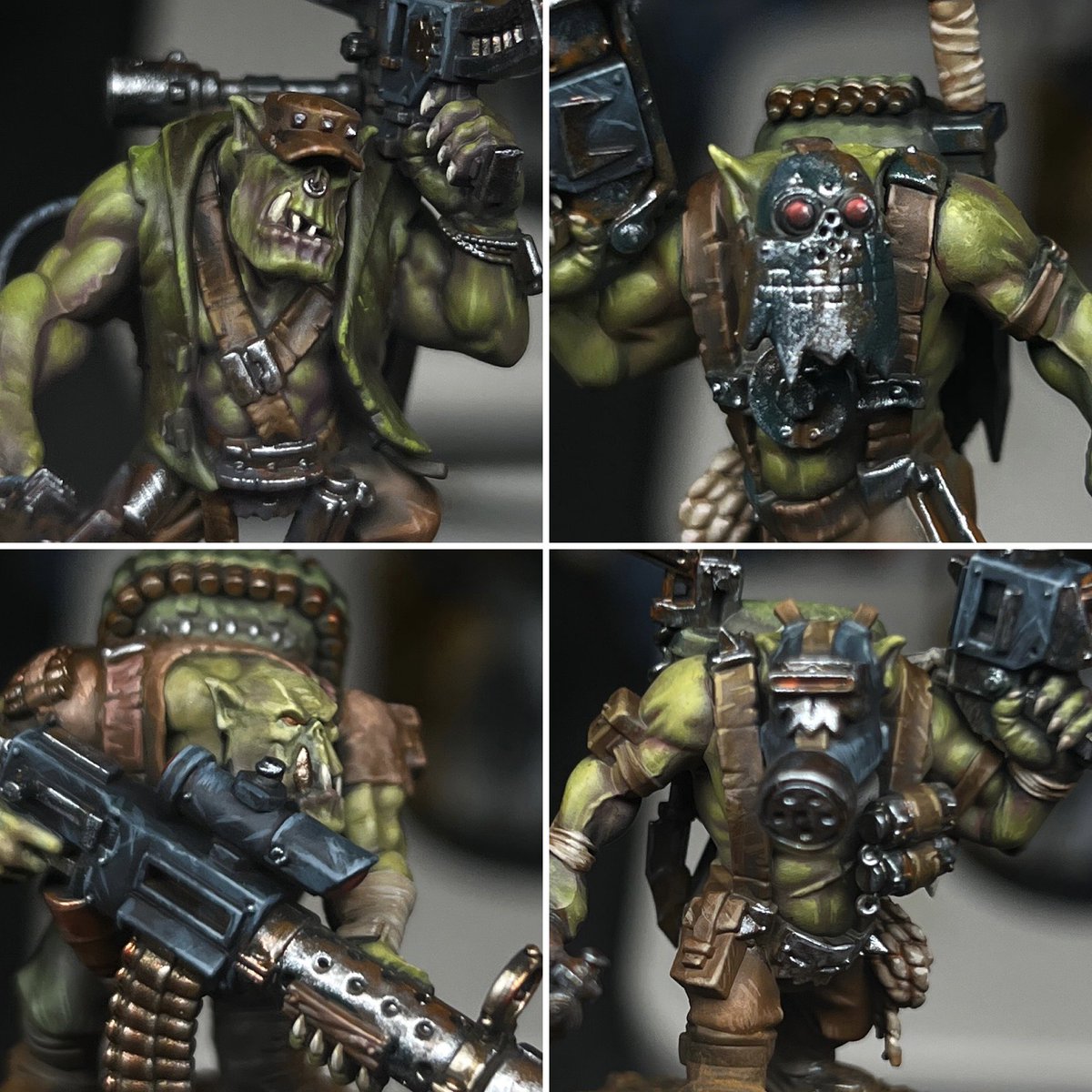 Mattpaint13's tweet photo. As it’s orktober!!🙌🏻😅 

Be rude not to! 

#warhammer40k 
#WarhammerCommunity 
#paintingwarhammer 
#orktober https://t.co/M6JcTkcqhC