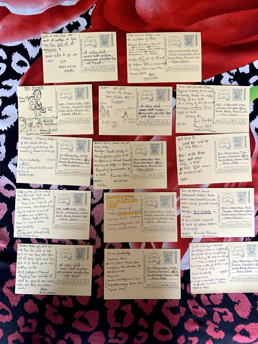 SamSiff's tweet image. Sending letters to NAMO.
#FatherlessNation

Way out kids are alienated from fathers?
Our nation has the father what about our kids?

On 2nd Oct, Gandhi jayanti we urge to look into this matter ⁦@PMOIndia⁩