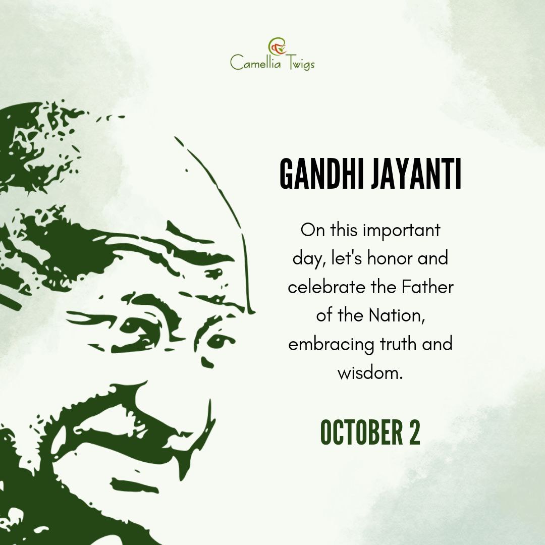 #gandhijayanti #2october #chaiwalah #camelliatwigs #teaduo #teabreak